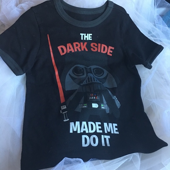 the dark side made me do it shirt